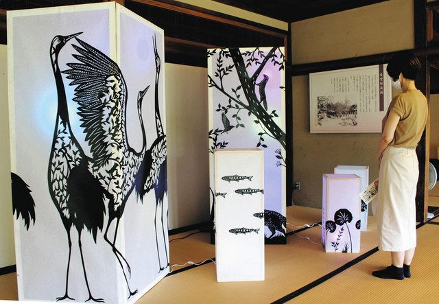 和風建築と切り絵のコラボ 長浜 慶雲館で企画展 中日新聞web