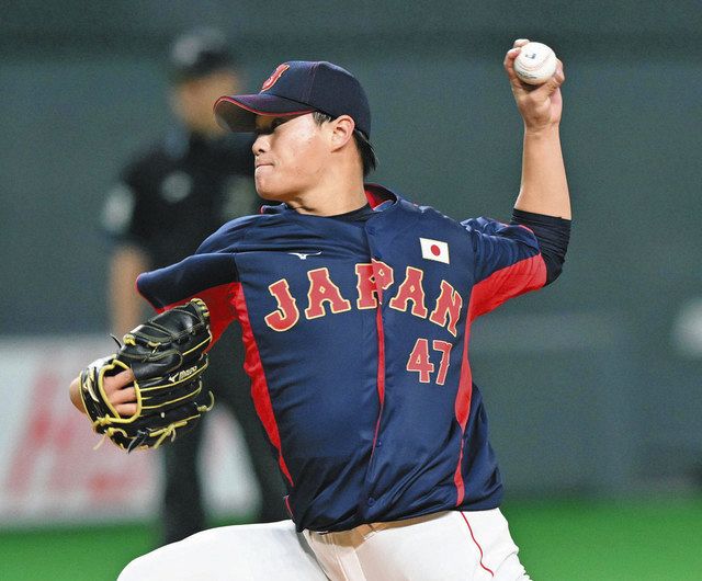 高橋奎二　WBCユニフォーム WBC】高橋奎二 2番手で登板し2回2安打無失点「代表の