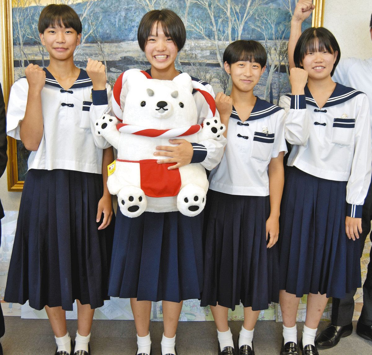 西遠女子学園 100周年メモリアルベア 2024 春夏 - 身長体重ベア