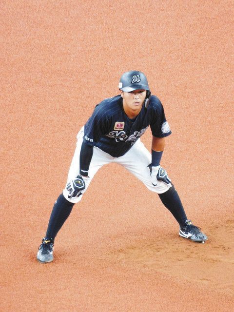 ロッテ 3年目山口航輝が二塁打打2本 3戦連続4番起用でレアード 井上とのレギュラー争い激化 中日スポーツ 東京中日スポーツ
