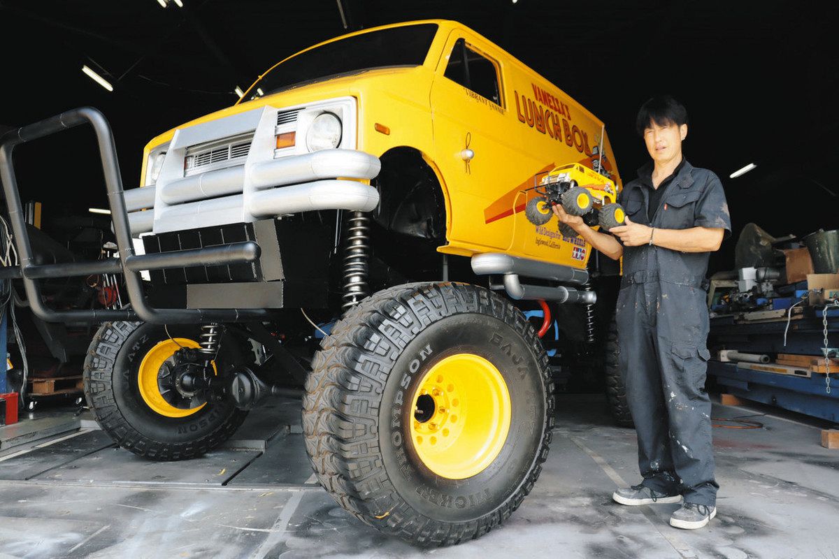 ラジコン　ランチボックス ラジコンカーを再び実車化 瀬戸の尾谷さん、お披露目：中日新聞Web