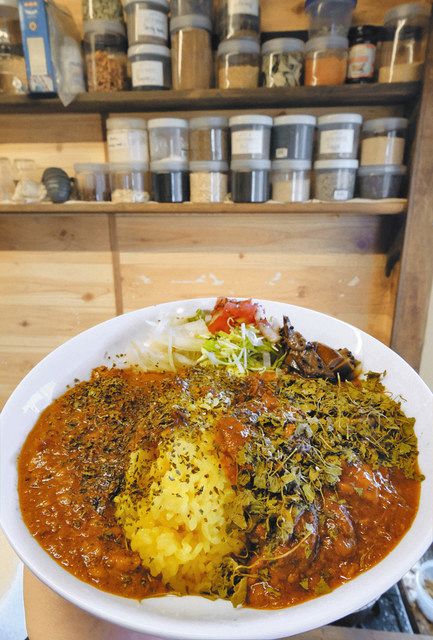 米に合う野菜の甘み スパイスカレー ｃｕｒｒｙｓｐｏｔびーどろ 福井市福１丁目２８０１ １花の湯駐車場内 日刊県民福井web