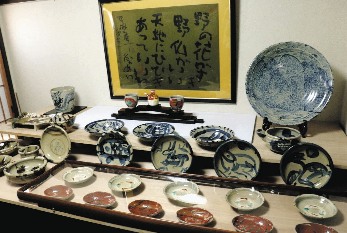 浜名湖の風景、20年の移ろい 湖西出身・渡辺俊明さんの油彩画を展示