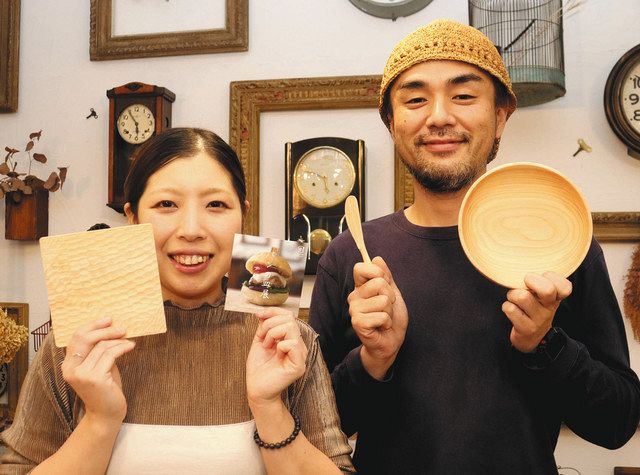 トーストが湿らない尾鷲ヒノキの皿いかが 津・安濃で展示即売：中日新聞Web