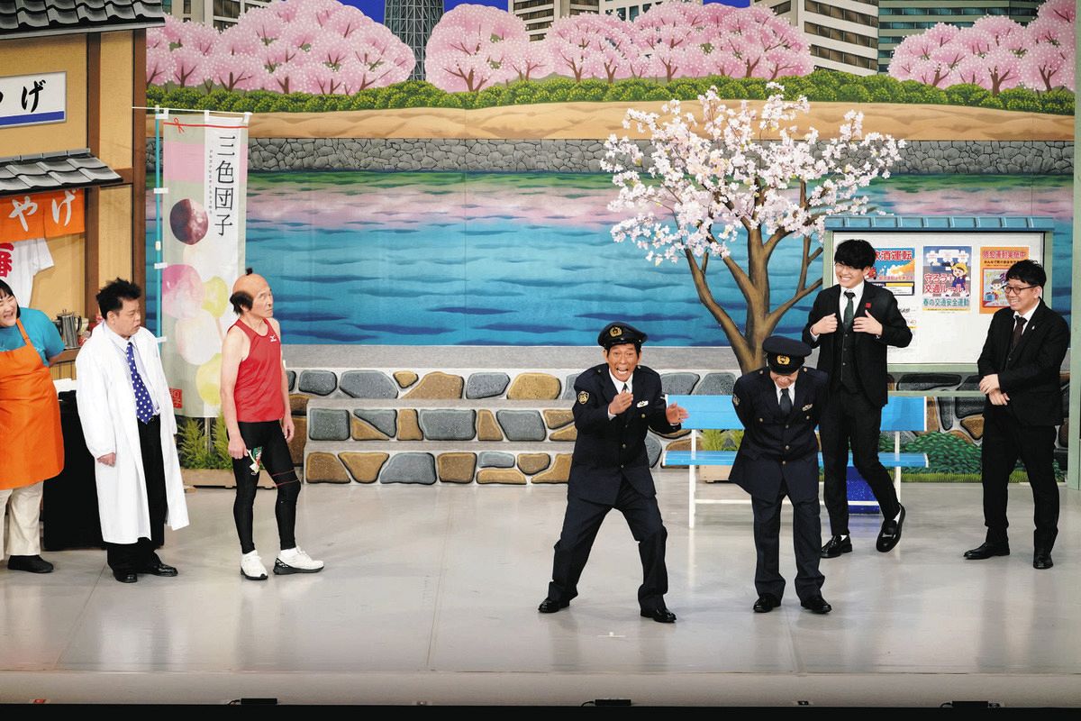 ナインティナイン』岡村隆史の主演舞台『花の駐在さん』に明石家さんま 