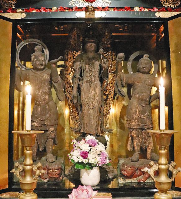 コロナ終息願い開帳 7年ぶり 聖観世音菩薩像：北陸中日新聞Web