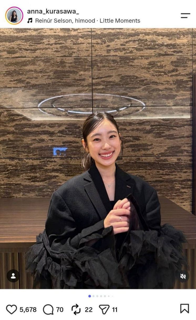 倉沢杏菜のインスタグラムより