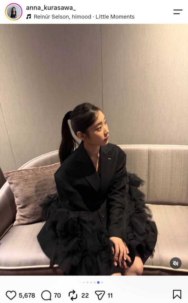 倉沢杏菜のインスタグラムより