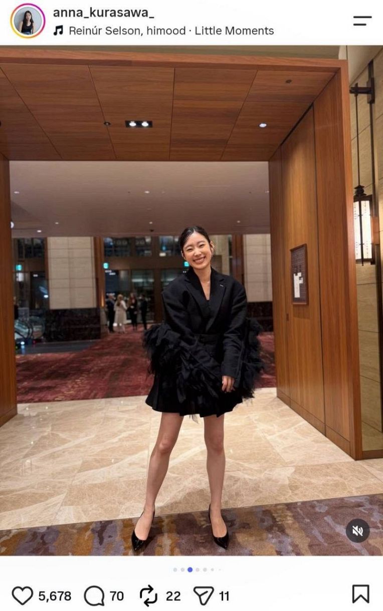 倉沢杏菜のインスタグラムより