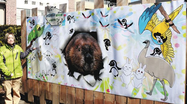 ヒツジ ヤギかわいらしく 飯田市立動物園飼育員が手製ポスター 中日新聞web