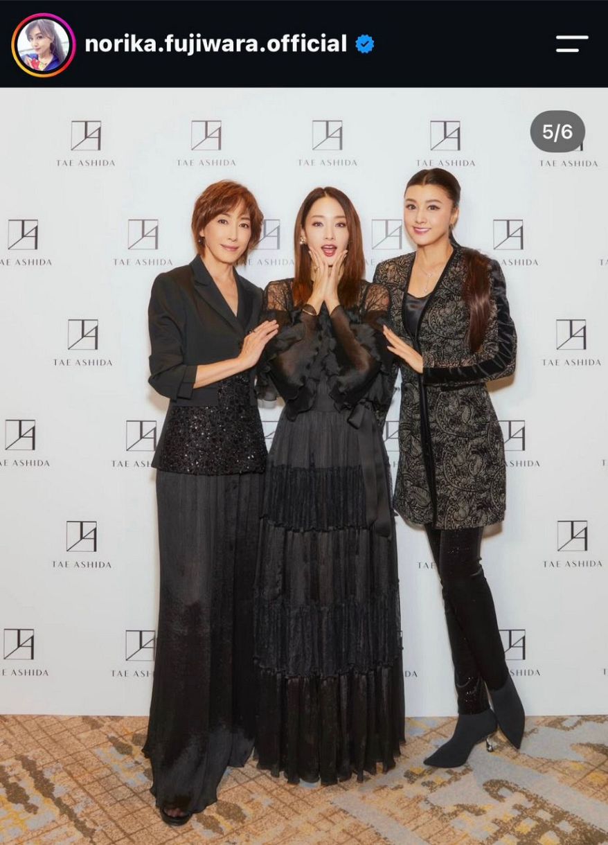 藤原紀香のインスタグラムより