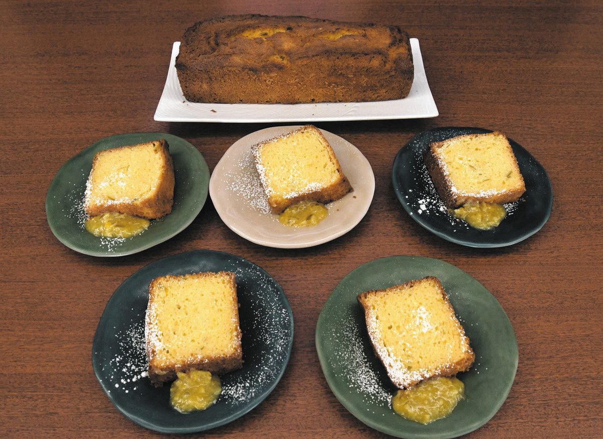 浜松学芸高生がパウンドケーキ考案 国民宿舎奥浜名湖で15日から販売