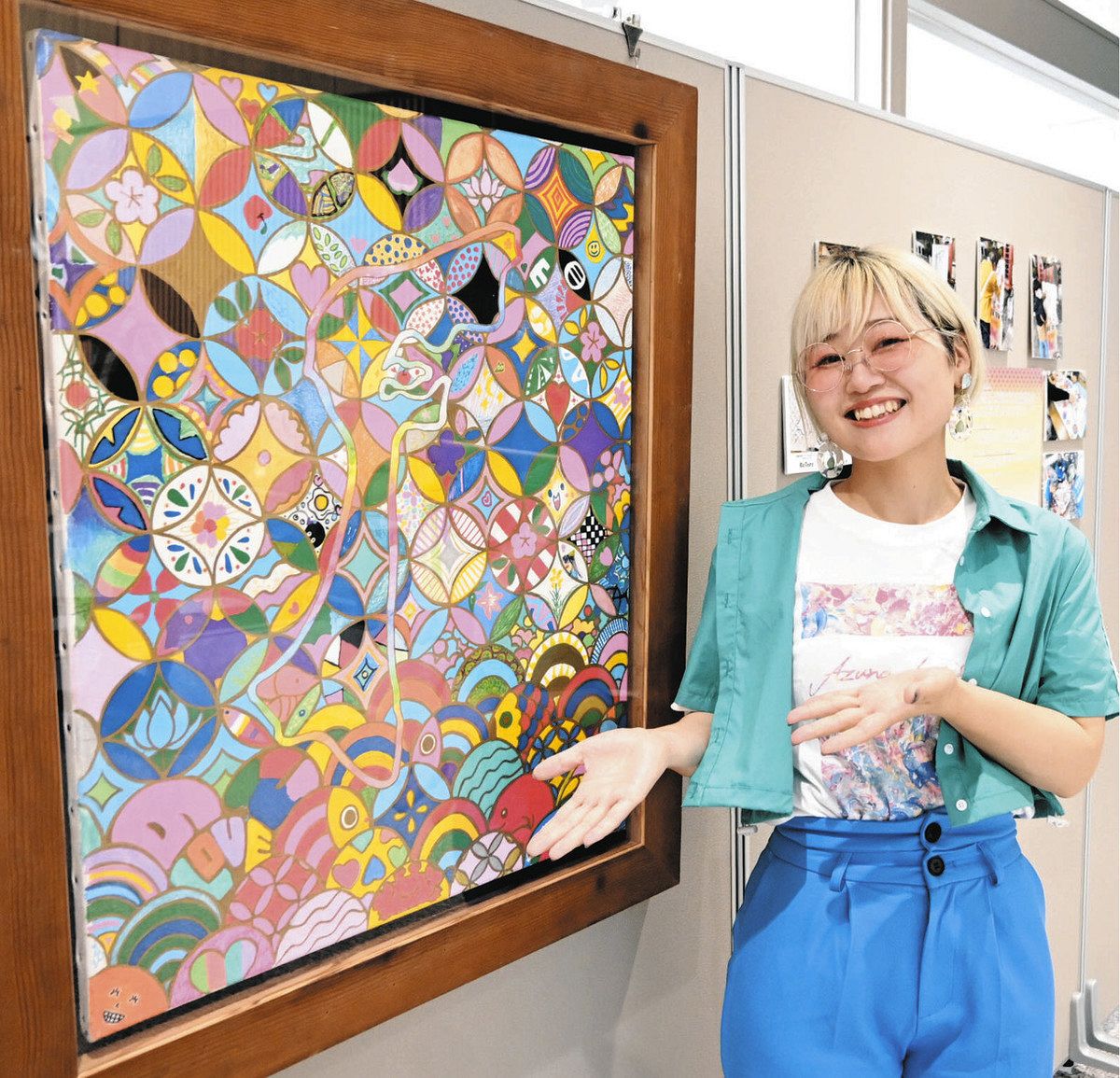 RI304オリジナル絵画被災地支援 復興の思い集めアート 被災者、支援者100人超協力：北陸中日新聞Web