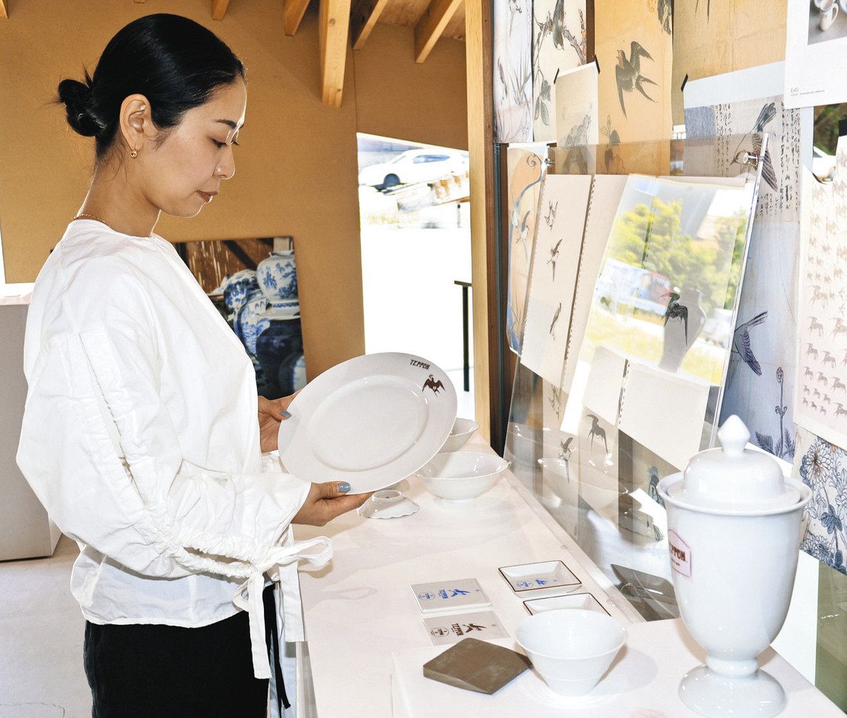 九谷焼と金継ぎの魅力を体感する展示
