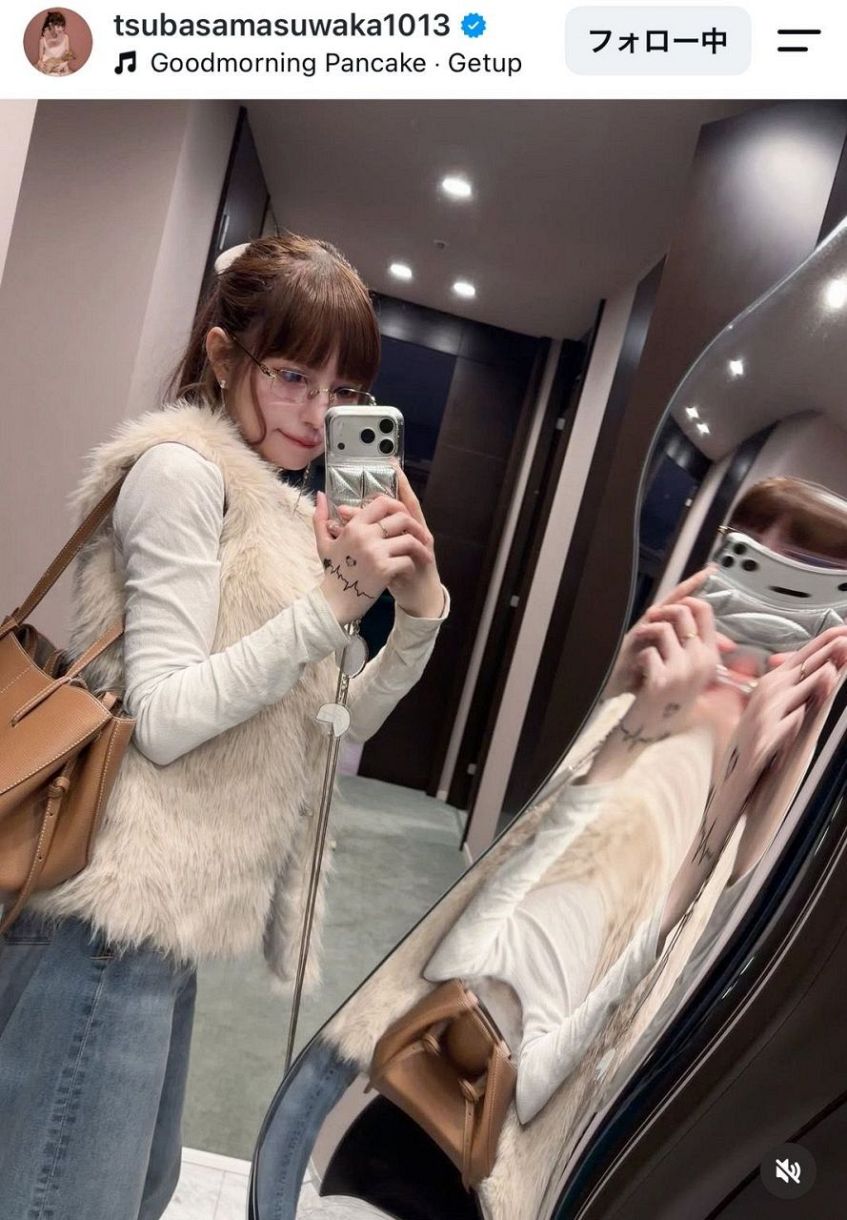益若つばさのインスタグラムから