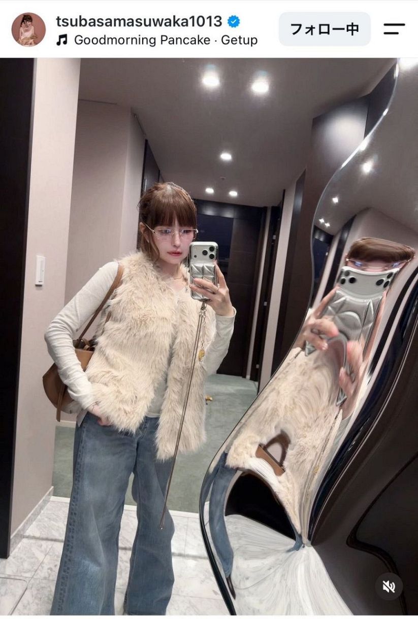 益若つばさのインスタグラムから
