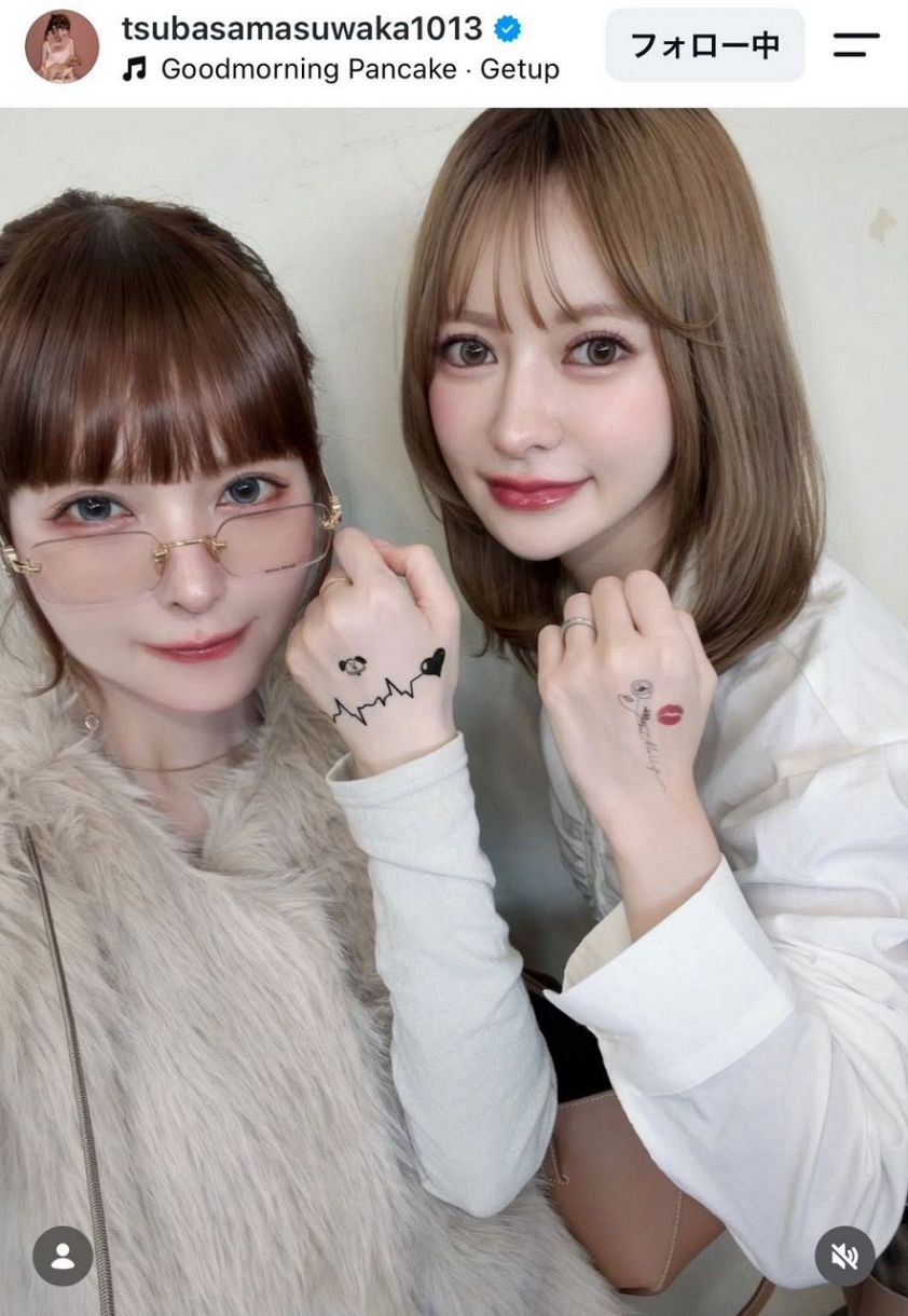 益若つばさのインスタグラムから