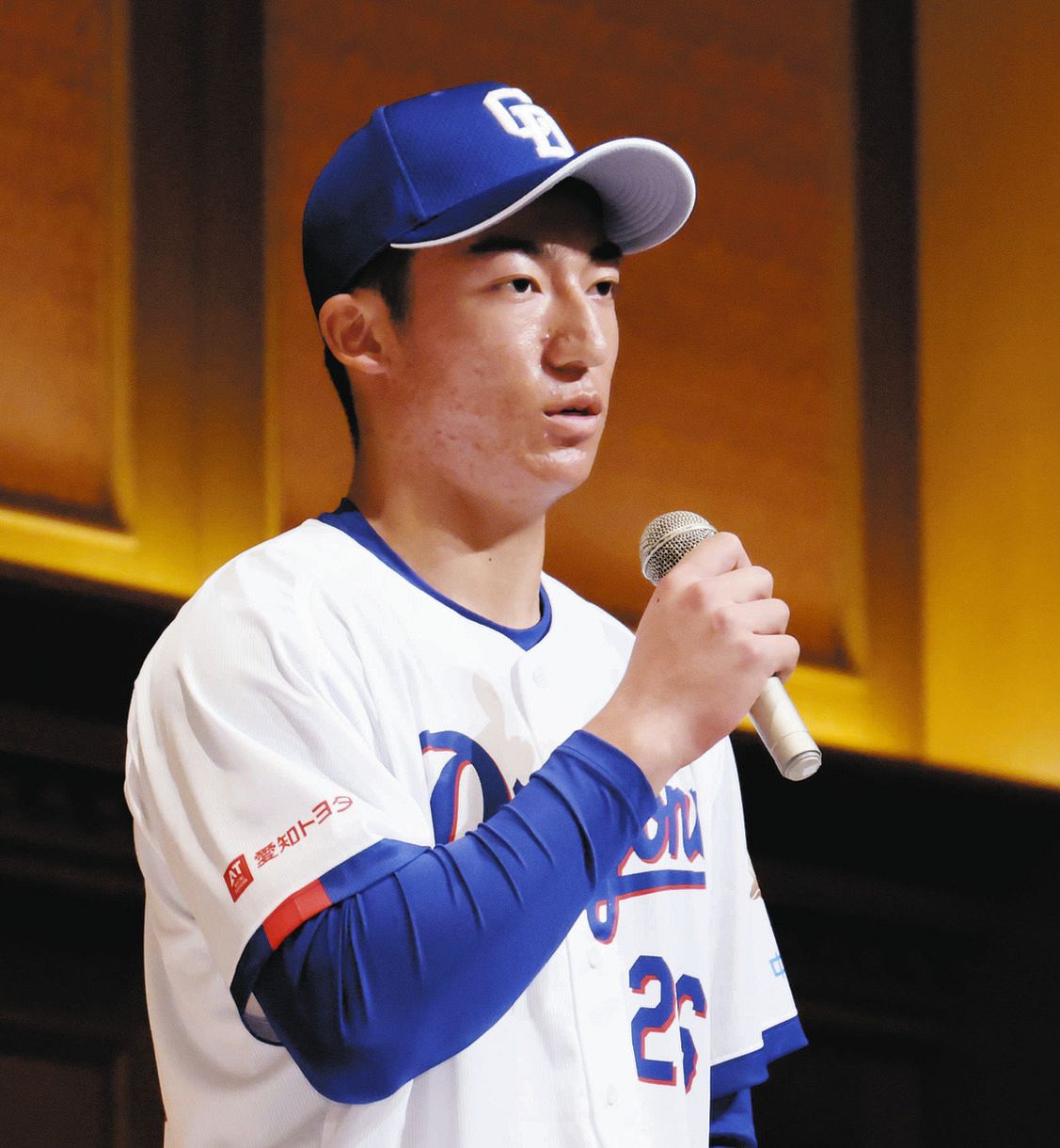 石川ルーキー時代背番号2 中日、育成2位・石川大峨「一振りで試合を変えられるようなバッターに
