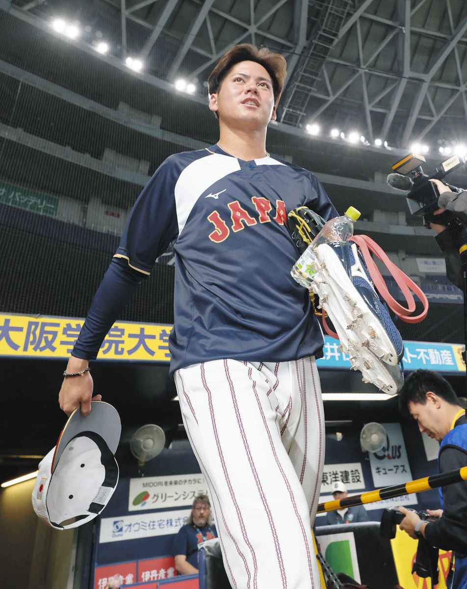 侍ジャパン】金丸夢斗、3日・阪神戦で登板予定 「状態は悪くない