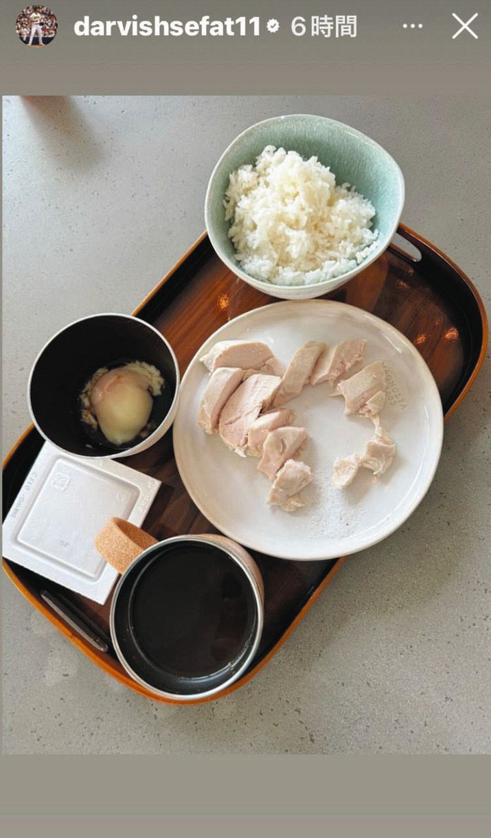 ダルビッシュ 食事