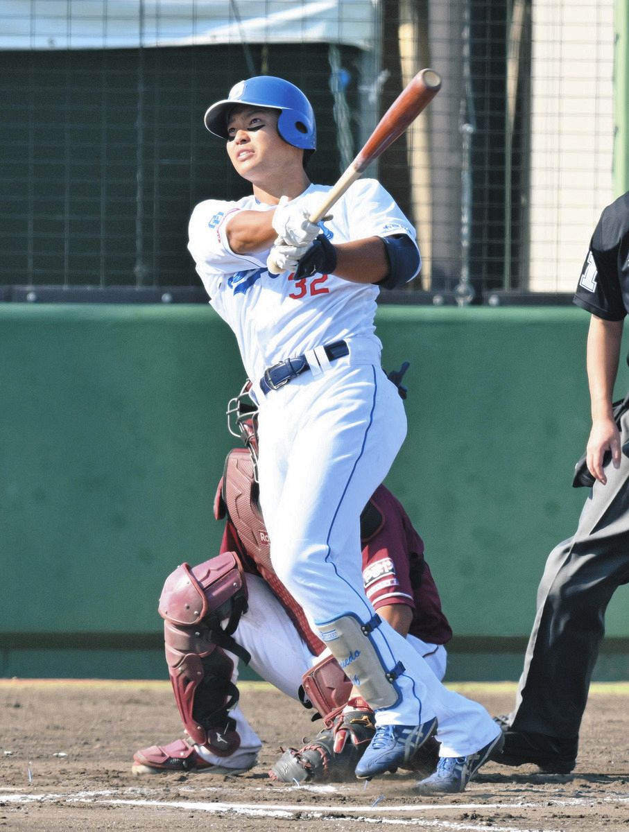 中日・石垣雅海、決勝打含む2安打に「毎日成長できるように頑張っていきます」【フェニックス・リーグ】：中日スポーツ・東京中日スポーツ