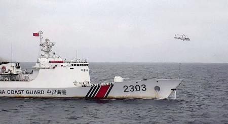 中国海警局船、連続航行途切れる 尖閣周辺、最長の335日：中
