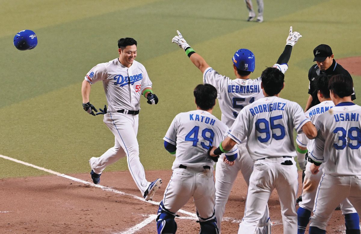 中日、細川成也の待望1号と待望の初勝利にファンの喜びが爆発「信じて