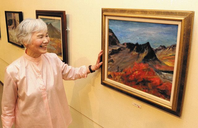 82歳、生きた証の油彩画 津の一木さんが初個展：中日新聞Web