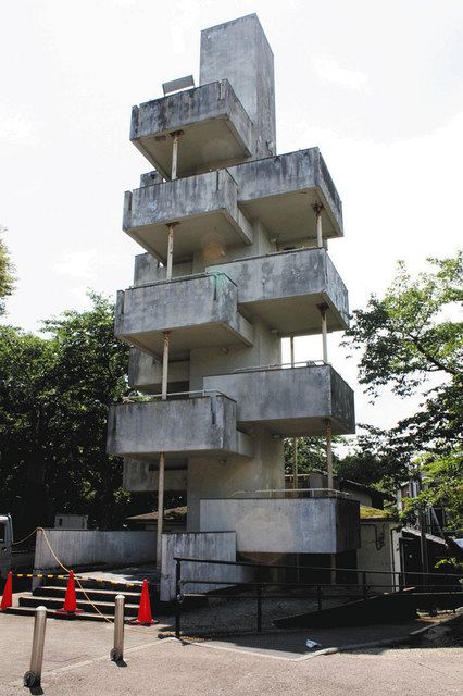 朝日山公園の展望台 氷見市「必要な施設」 老朽化 使用禁止 建て替え