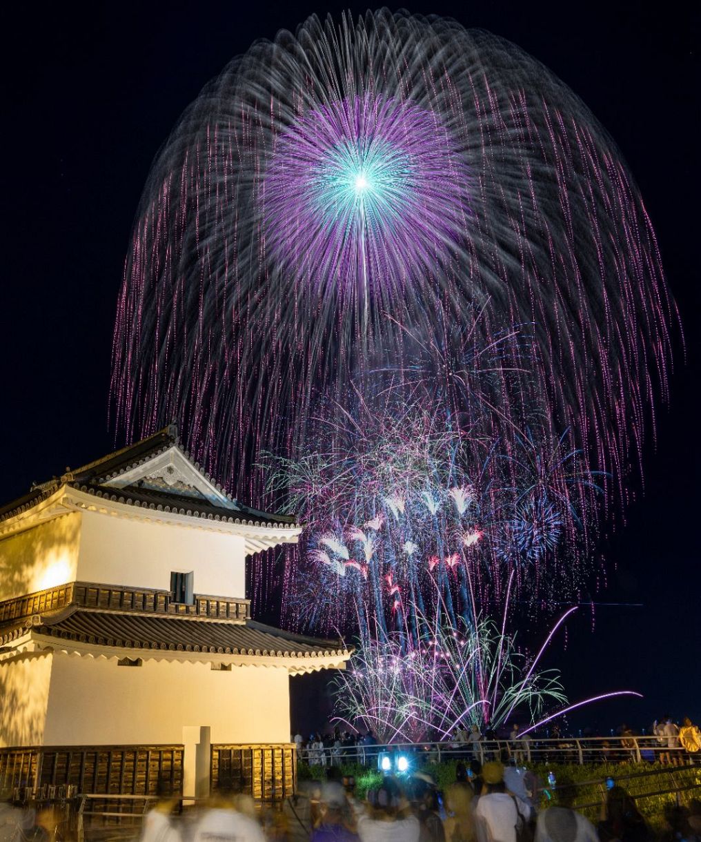 動画・写真特集】揖斐川河畔に1万発、桑名水郷花火大会 目玉は直径480
