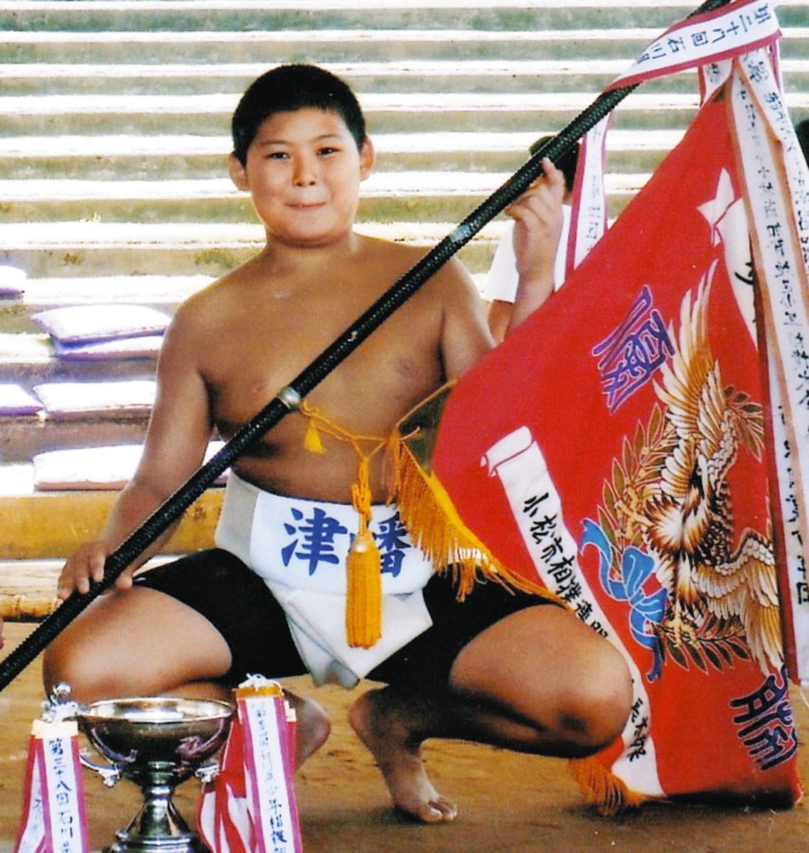 大の里 大の里、父の背を追って自ら相撲の道へ 好みも似た者同士「大きな存在