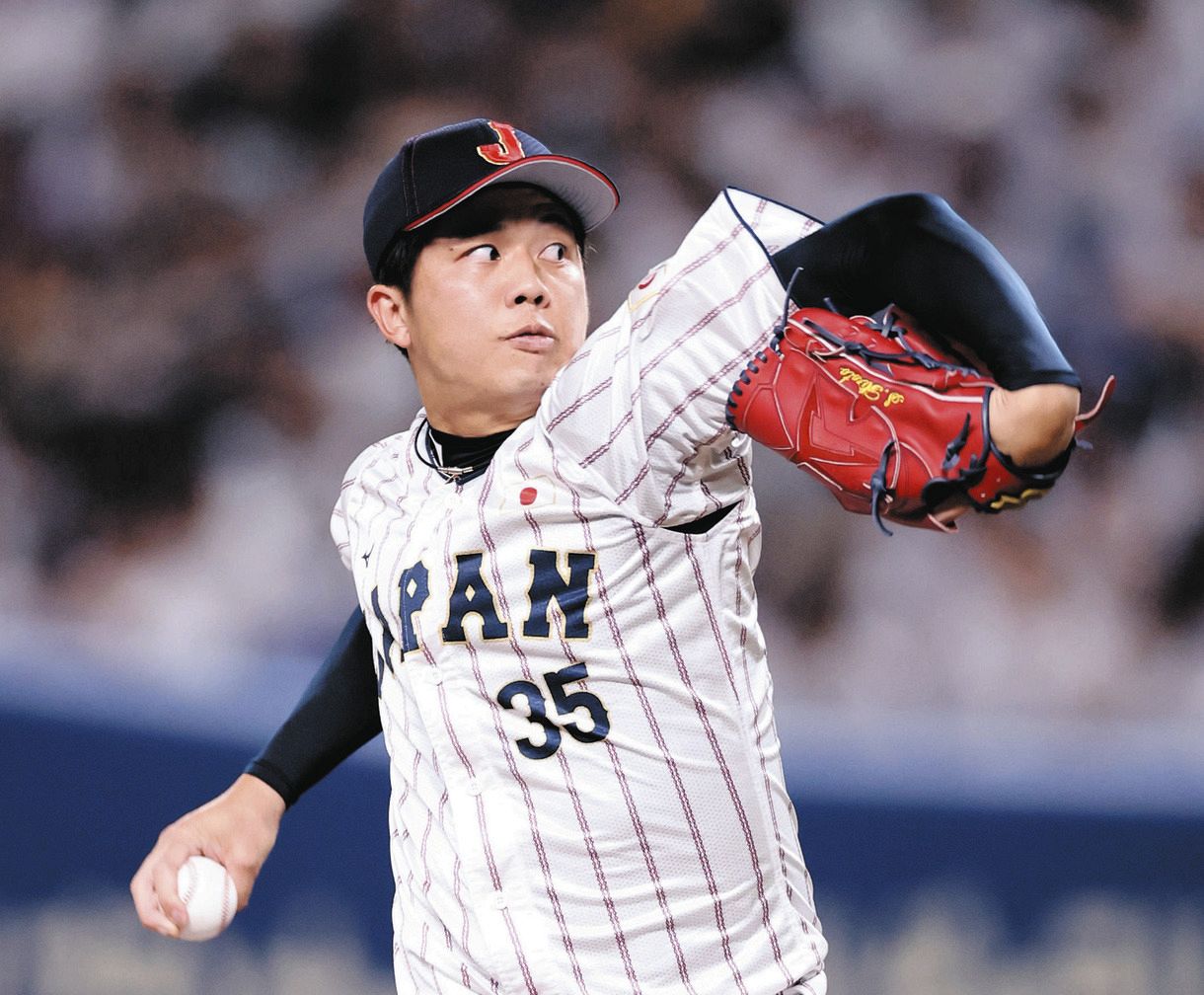 侍ジャパン・才木浩人がプルペン入りして30球 プレミア12では2試合に先発する見込み - サンスポ