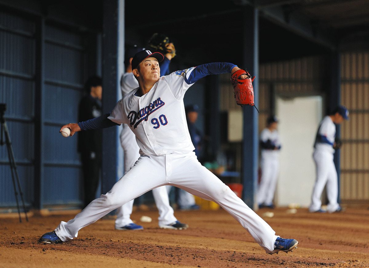 中日・松山晋也、「去年はけがしてしまったので…状態を見ながら調整