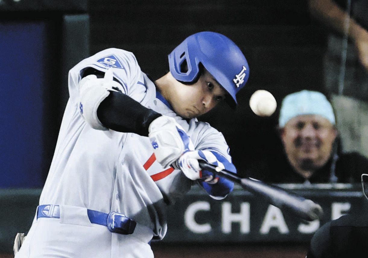 ◇大谷翔平、超弾丸11号、あっという間にスタンドへ【動画】：中日 