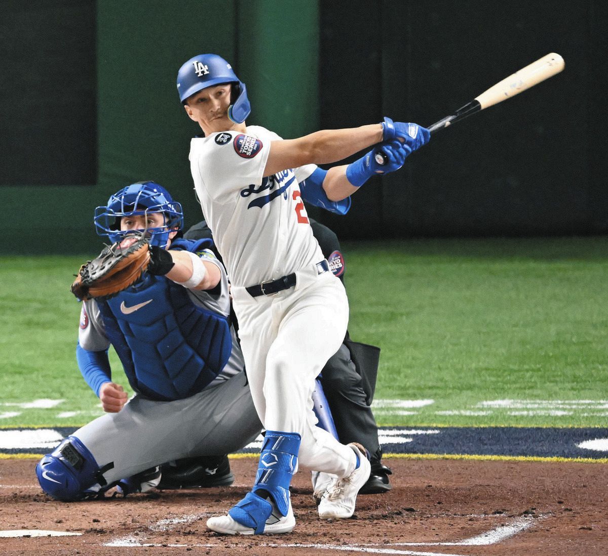 MLB東京シリーズ、第1号はドジャース・エドマン！ 先発・佐々木