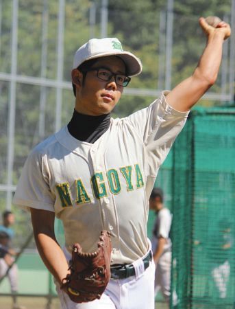 名古屋大出身初のプロ野球選手誕生を目指す松田