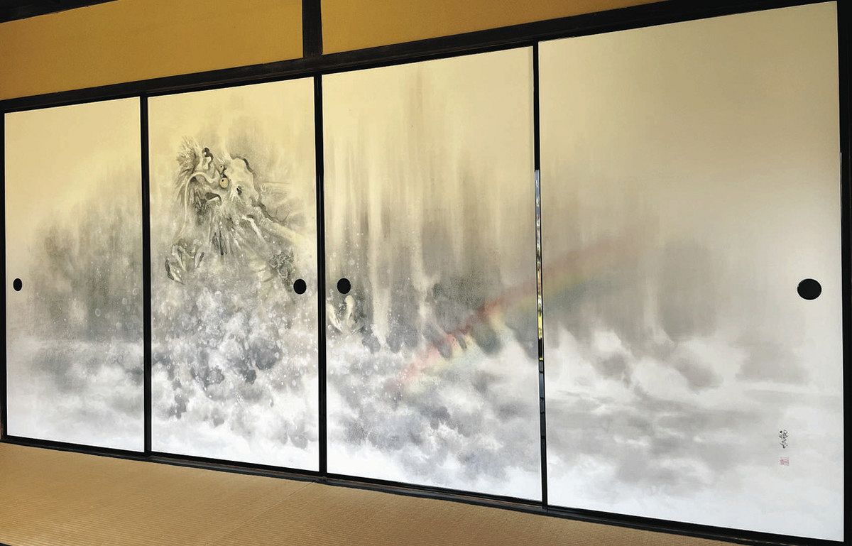 (決定しました)広島の画家が描いたふすま 平成のふすま絵師、幻想的な風景画など約70点 日本画家浜田さん、広島