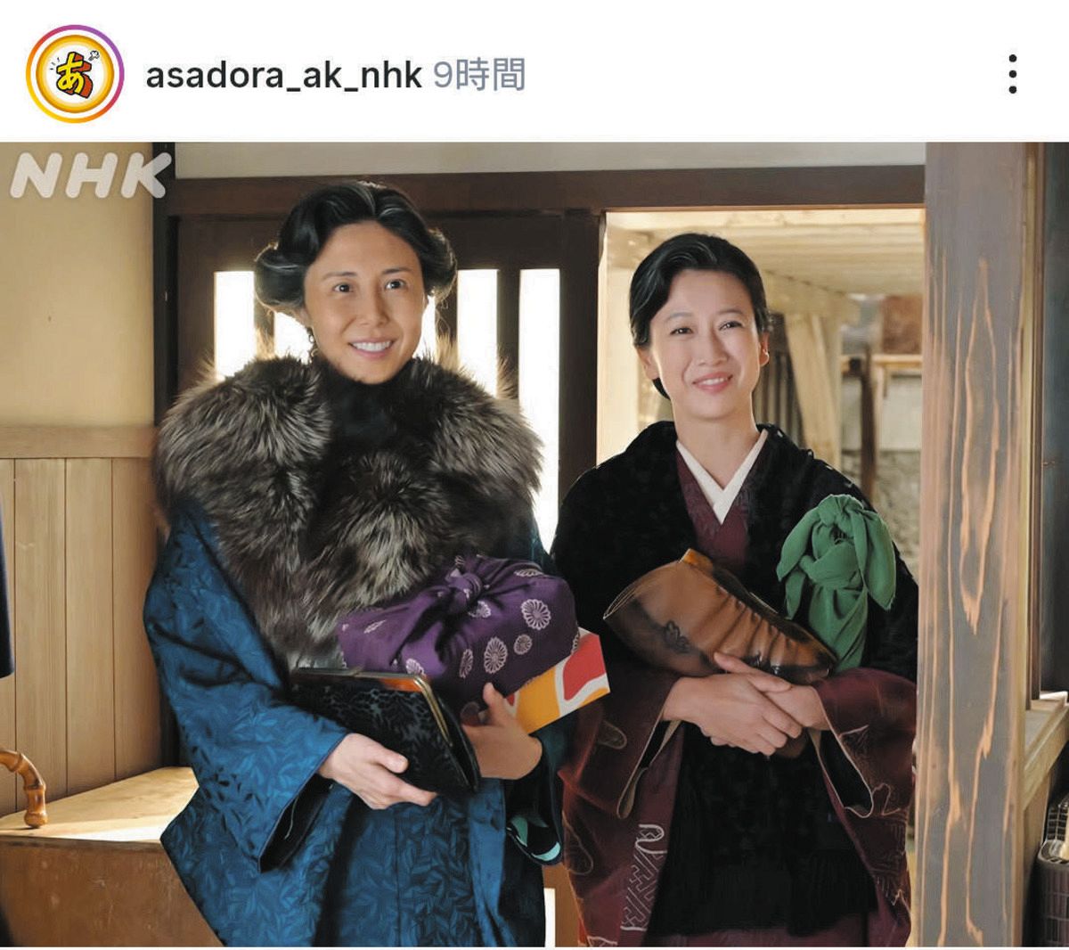 ◇松嶋菜々子”登美子”の「ゴージャス」お祝いコーデ【写真】：中日