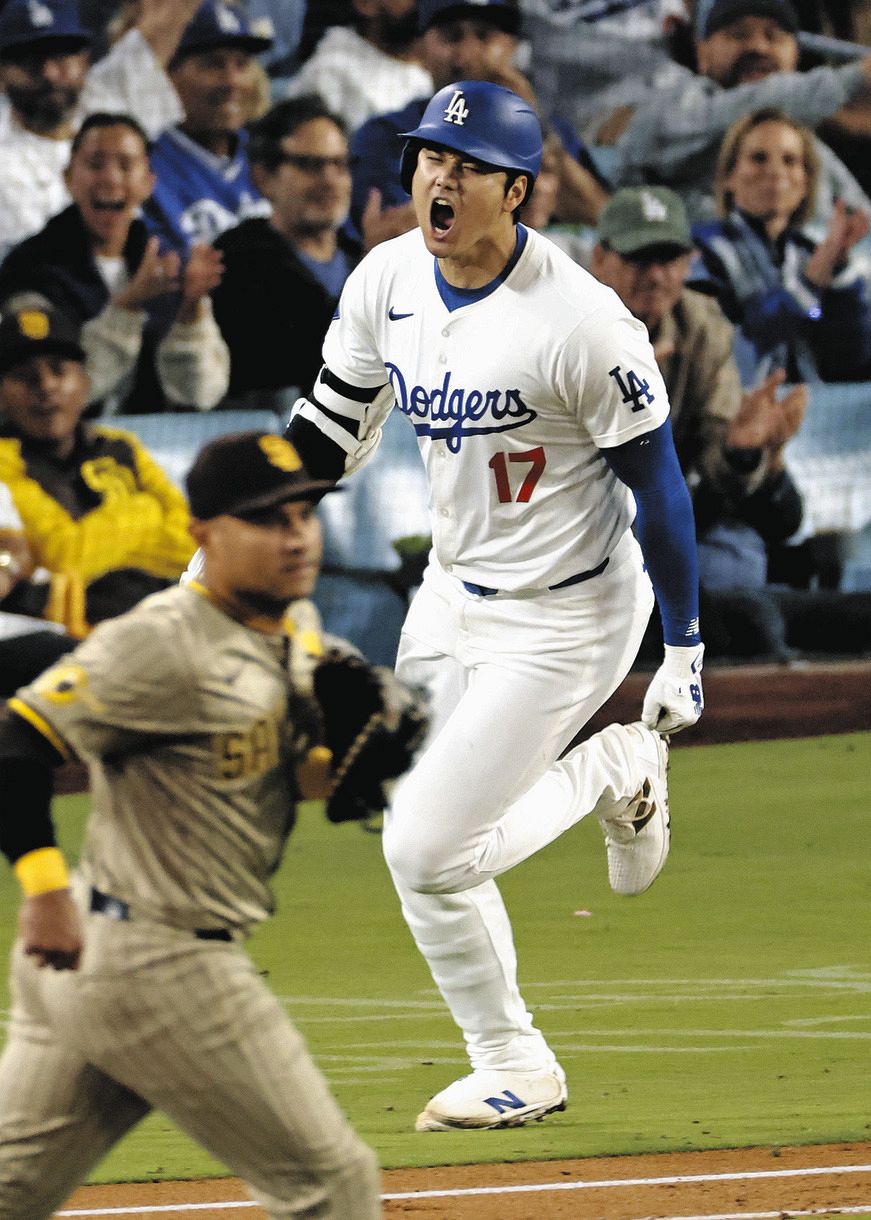 大谷翔平56盗塁、vsパドレス：中日スポーツ・東京中日スポーツ