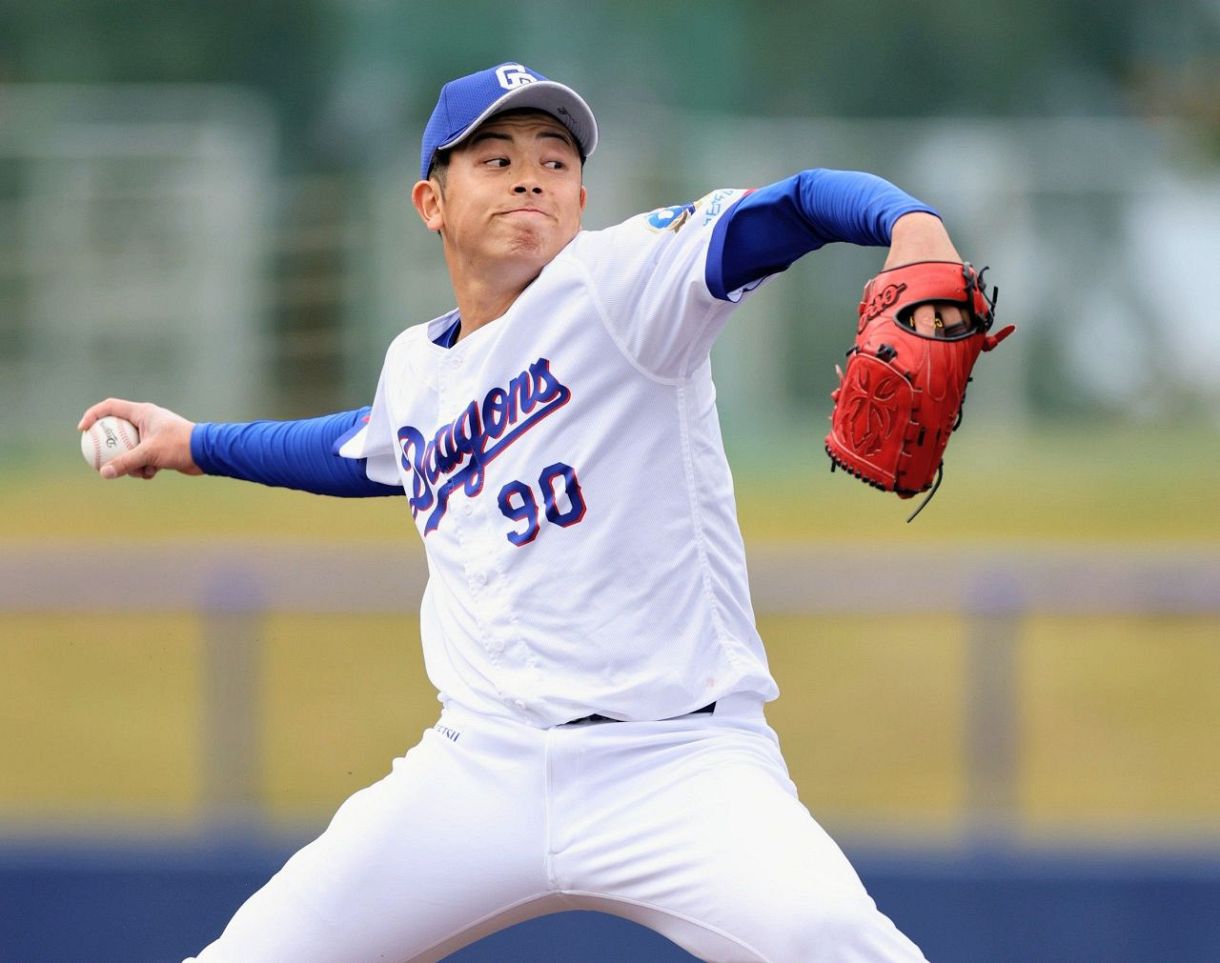 中日・松山晋也、今キャンプ初の打撃投手で力強いボールを投げ込む 三