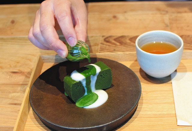 お茶をふんだんに使った「茶寮テリーヌ」＝甲賀市土山町で 