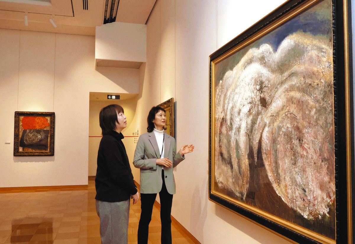 花でたどる三岸節子の創作 一宮・記念美術館でコレクション展：中日新聞Web