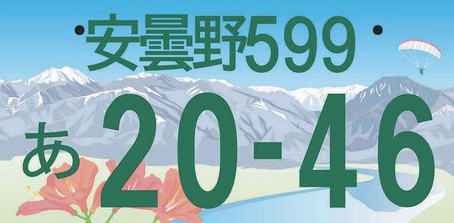 安曇野ナンバー」あなたの推しはどれ？ 10月20日まで投票実施：中日新聞Web