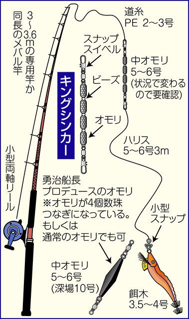 長竿釣法で狙う東京湾のアオリ！ 金沢八景「野毛屋」から出船：中日スポーツ・東京中日スポーツ