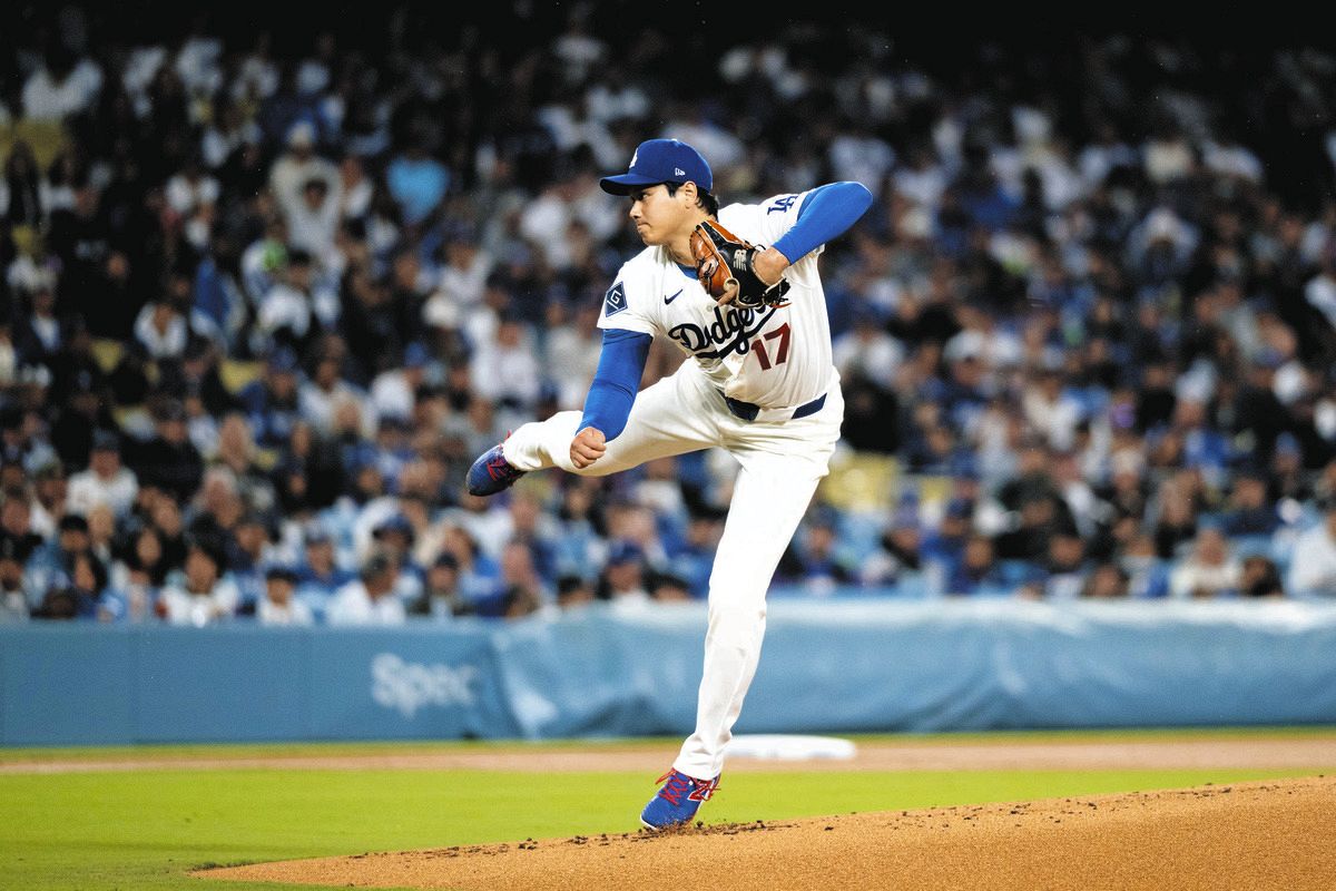 初登板初勝利の大谷翔平「天候もあって難しいマウンド…1試合目で良い