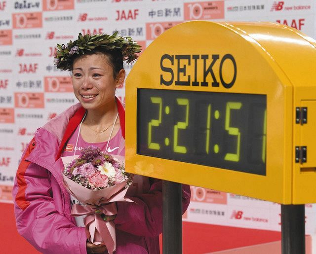 名古屋ウィメンズマラソンで２時間２１分５１秒をマークし優勝した松田瑞生
