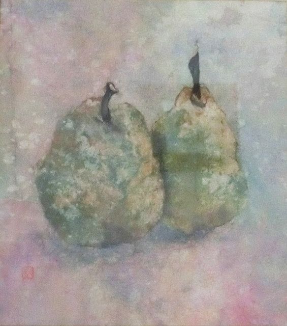 ちぎり絵 (和紙絵) 山帰来