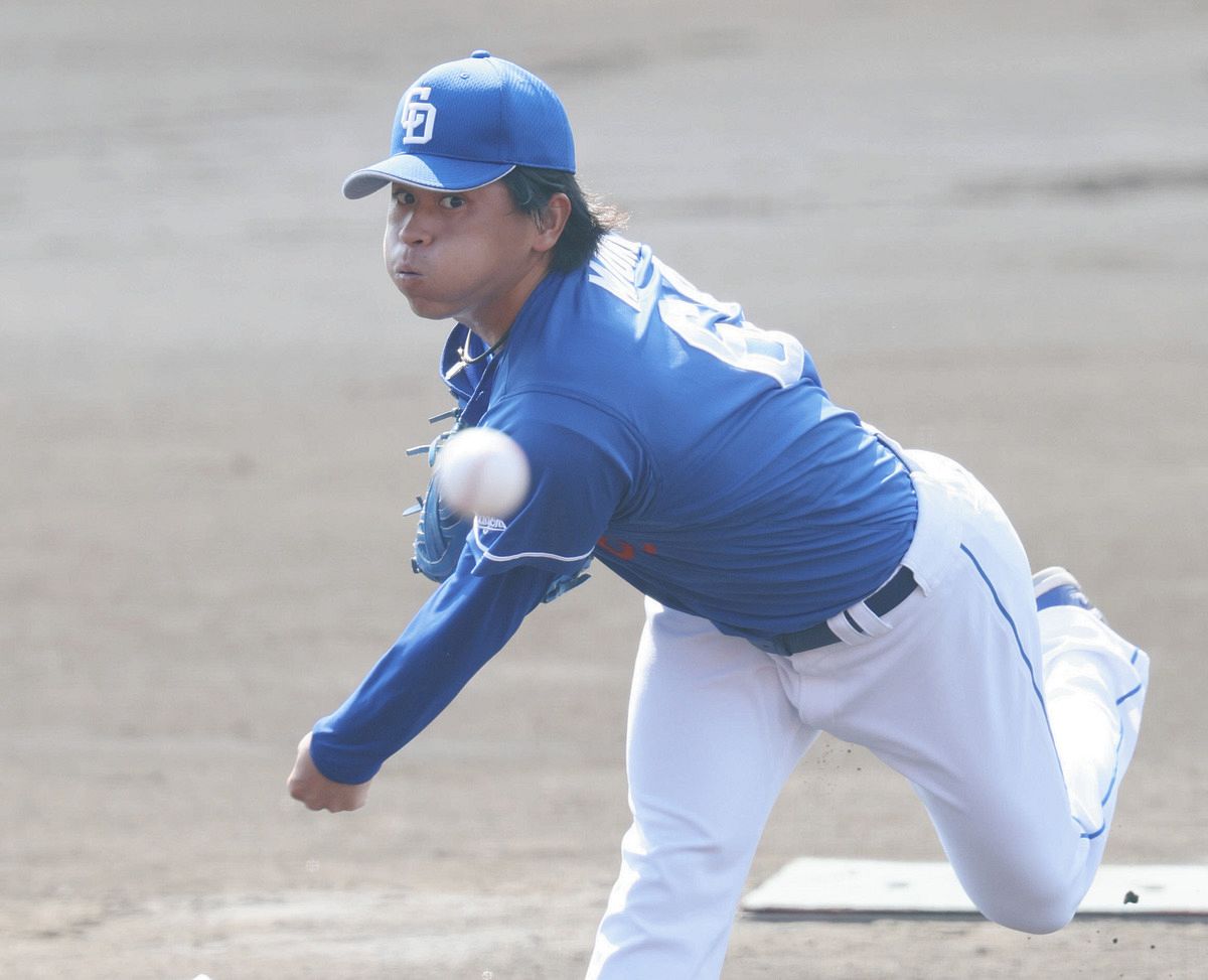 中日・三浦瑞樹、粘投6回無失点 フェニックスL・独立リーグ選抜戦に