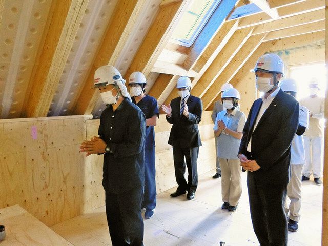 医療 福祉の拠点11月開所へ 砺波 ものがたりの街 上棟式 北陸中日新聞web
