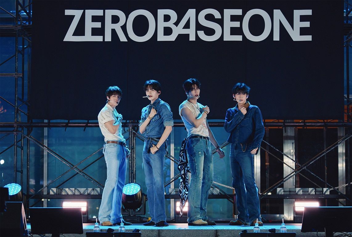 ZEROBASEONE」が東京・新宿でゲリラライブ開催 「Omoinotake」藤井怜央